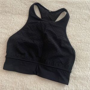 Lululemon long line black sports bra